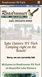 Mobile Screenshot of lakeelsinorervpark.com